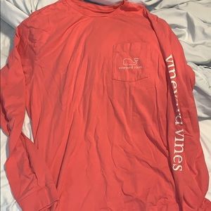 Mens long sleeve vinyard vines tee shirt
